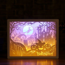 Load image into Gallery viewer, 3D Paper Carving Night Lights LED Table Lamp