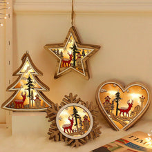 Load image into Gallery viewer, Thrisdar Creative Snowflakes Tree Star Ｈeart