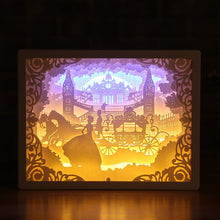 Load image into Gallery viewer, 3D Paper Carving Night Lights LED Table Lamp