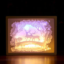 Load image into Gallery viewer, 3D Paper Carving Night Lights LED Table Lamp