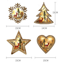 Load image into Gallery viewer, Thrisdar Creative Snowflakes Tree Star Ｈeart