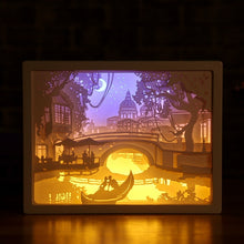 Load image into Gallery viewer, 3D Paper Carving Night Lights LED Table Lamp