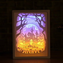 Load image into Gallery viewer, 3D Paper Carving Night Lights LED Table Lamp